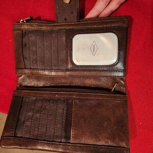 Fossil Brown Leather Wallet